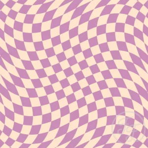 Wavy Checker Purple